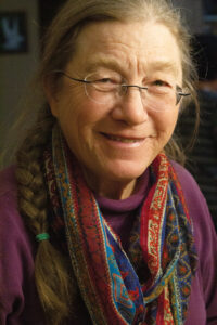 woman profile smiling